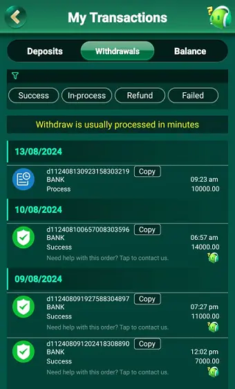 Yono Winner 777 Withdrawal Proof